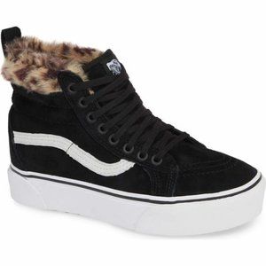 Sk8-Hi Faux Fur Lined Platform Sneaker